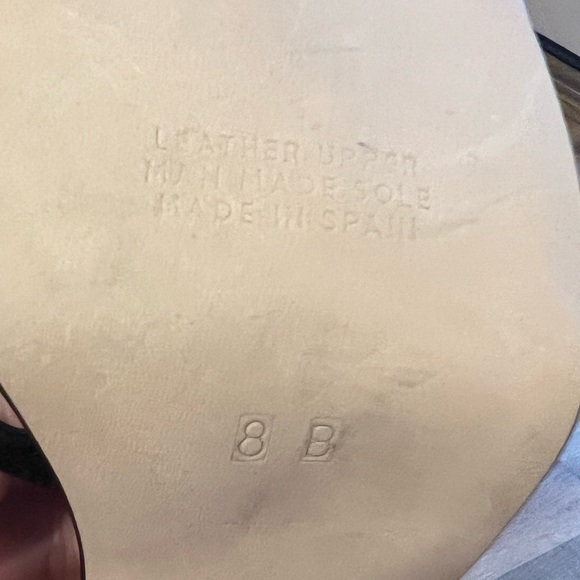 Charlotte Halton black suede ankle strap heels - Picture 8 of 8